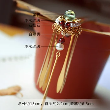 Rankų Darbo Sudėtingą Klasikinio Fluorito Pearl Antikos Stiliaus Kietas Sub-Kietas Kietas Kutai Dvipusis-Qingluan