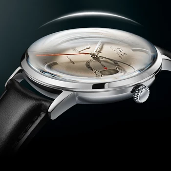 Reloj Hombre KARNAVALAS Prekės ženklo Žiūrėti Vyrų Prabanga Vandeniui Mados Sapphire Kristalas Mechaninė Automatinė Laikrodžiai Relogio Masculino