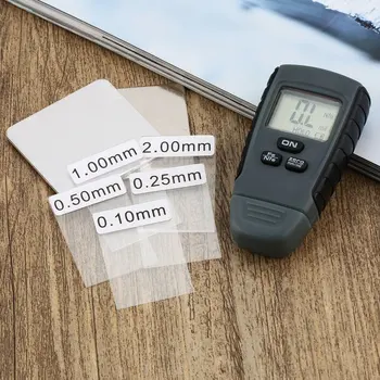 RM660 Nešiojamų Dangos Storio Matuoklis Feeler Testeris Fe/NFe Priemonė Bazė su Geležies ir Aliuminio LCD Ekranas Skaitmeninis Įrankis