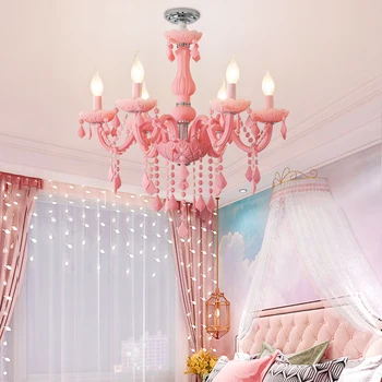 Rožinė liustra Virtuvės sala, Miegamasis, Vaikų kambarys mergaičių kambario vestuvių liustra, patalpų, namų Meno Dekoro Kristalų Liustra