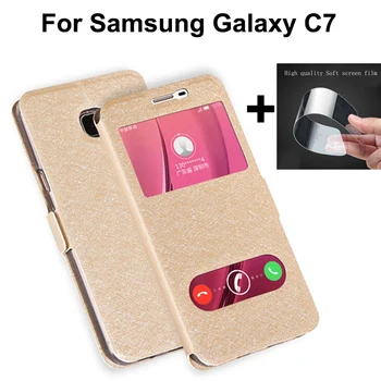 Samsung galaxy C7 Atveju galaxy C7000 Atveju Oda Flip Cover SM-C7000 Atveju 