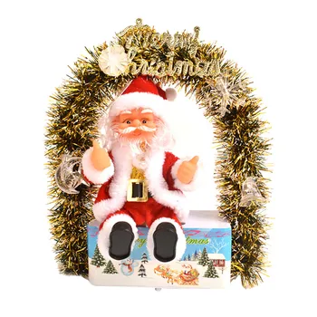Santa Claus Lėlės Kalėdų Senelio Lėlės Elektros Dainavimas, Šokiai Žaislas Naujųjų Metų Dovana Kalėdų Kalėdų Eglutės Ornamentu Žaislai