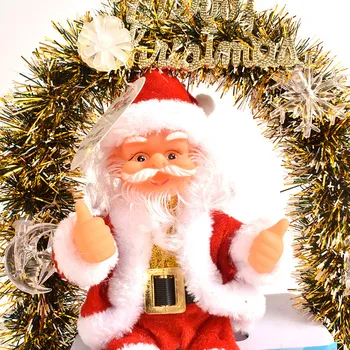 Santa Claus Lėlės Kalėdų Senelio Lėlės Elektros Dainavimas, Šokiai Žaislas Naujųjų Metų Dovana Kalėdų Kalėdų Eglutės Ornamentu Žaislai