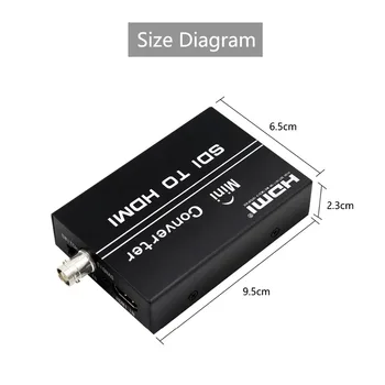 SDI HDMI,SDI HD-SDI 3G-SDI HDMI 720p/1080p Adapteris ,HDMI Į HDMI Video Converter