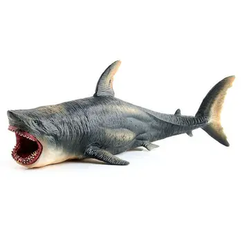 Sea Life Megalodon Modelis Veiksmų Skaičius, PVC Vandenyno Gyvūnų Mokymosi Žaislas Vaikui Dovana