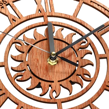 Senovinių Medinių Sieninis Laikrodis Shabby Chic Kaimiškas Virtuvės Namų Antikvariniai Laikrodžiai Dekoras