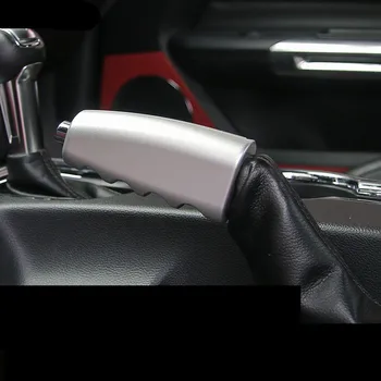 Sidabro rankinis Stabdis Dangtelis galinio vaizdo Veidrodis Padengti Ramstis Garsiakalbis Kamieno Trikampio Rėmo Ford Mustang 16 17 18 AAA026B
