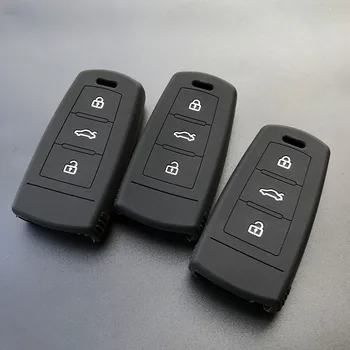 Silikono automobilio raktas fob padengti atveju apsaugoti odą nustatyti bžūp gaubtu už Zotye T500 T600 T700 T800 remote keyless keychain paketų prižiūrėtojų raktinę turėtojas