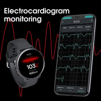 Smart-Žiūrėti EKG Smart Watch Vyrai Moterys 