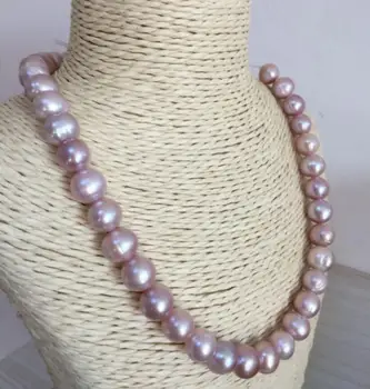 Spalvingas 10-11mm pietų jūros baroko levandų perlų vėrinį 18