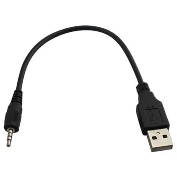 Spy Žiūrėti Sąsajos Kabelis Laidas USB 2.0-2.5 mm Jack Plug File Transfer MP3/MP4 įkrovimo garso konvertavimo duomenų kabelį, 