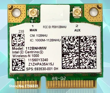 SSEA naujas Intel Wireless-N 1000 112BNHMW pusę Mini PCI-E Belaidžio ryšio kortelės IBM Y560 G560 B560 T500 T510 W500 W510 60Y3241