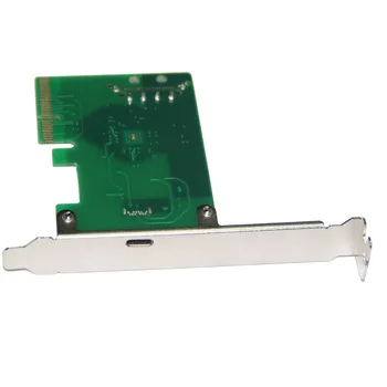 Stalinis USB 3.1 Tipas-C port PCI-e Valdiklio plokštė PCI Express 4x USB3.1 C Tipo Adapteris Keitiklis