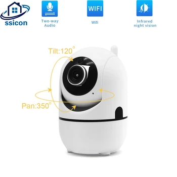 Stebėjimo Kameros Su WIFI 1080P Dviem Būdais AUDIO Baby Monitor infraraudonųjų SPINDULIŲ Naktinio Matymo Belaidė vidaus Patalpų vaizdo Kamera
