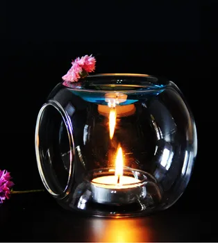 Stiklo Žvakidė Kvepalų Aromatas Naftos Degiklis Tealight Turėtojas Žvakė Vaško Tortų Šilčiau Pigūs Elegantiška Trumpa Kūrybos Žvakių Laikikliai