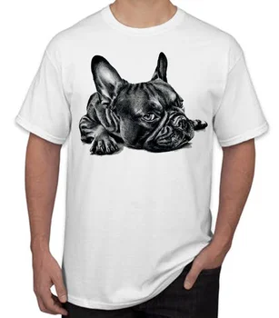 T Shirt Mens Moterų Vaiką, Vaikų, Vaikiški Marškinėliai prancūzų Buldogas naminių Gyvūnėlių Šuniuką Šuo