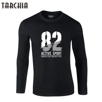 TARCHIA 2021 T Marškiniai Vyrai Prekės Rūbai Marškinėliai Nauji Marškinėliai ilgomis Rankovėmis Mados Marškinėliai Camisetas Hombre 82 Aktyvus Sportas