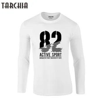 TARCHIA 2021 T Marškiniai Vyrai Prekės Rūbai Marškinėliai Nauji Marškinėliai ilgomis Rankovėmis Mados Marškinėliai Camisetas Hombre 82 Aktyvus Sportas