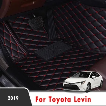 Toyota Levin 2019 Automobilių Kilimėliai Odos Apdaila Auto Aksesuarai, Optikos Pasirinktinis Vandeniui Raštas Apima Kilimai