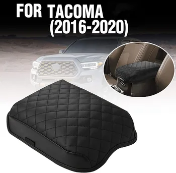 Toyota Tacoma 2016-2020 Automobilių Konsolė Porankiu Mygtukai Padengti PU Oda, Porankiai Dėžutės Apsaugos Pagalvėlės