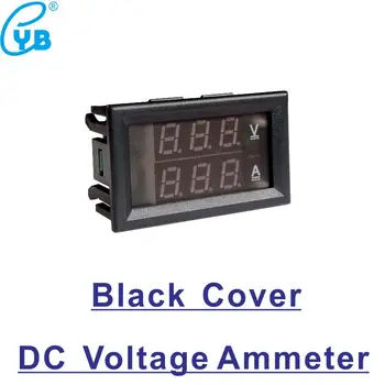 Trys Laidai DC Voltmeter Ammeter DC0-100A 3.5-30 V Įtampos Esamą dviejų Metrų Amp Volt Skydelis Metrų Amperas Metrui Matavimo Įrankis