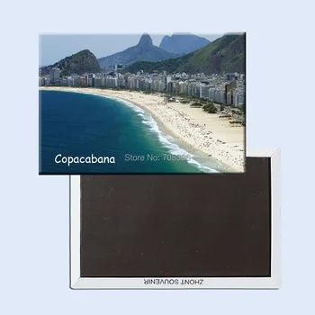Turizmo Šaldytuvas Magnetai 78*54mm,Copacabana-Paplūdimys-Rio De Žaneiras-Brazilija Suvenyras, Šaldytuvo Magnetų 20741