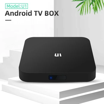 U1 TV Box 4K HD Android 9.1 TV Box 2.4 GWiFi S905W 2+16GB Tinklo Set-Top Box (ES Kištukas)