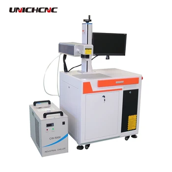 UNICH audinio bambuko UV lazeriu ženklinimo mašina 3w 5w 10w lazerinis žymeklis PGP PVC