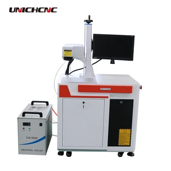 UNICH audinio bambuko UV lazeriu ženklinimo mašina 3w 5w 10w lazerinis žymeklis PGP PVC