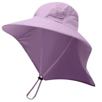 Unisex UV Apsauga Bžūp Vasaros Lauko Žvejybos Laipiojimo Saulės Skrybėlę su Kaklo Atvartu Apsaugos Bžūp sunhat Saulės Skrybėlę Bžūp sunhat Saulės Skrybėlę