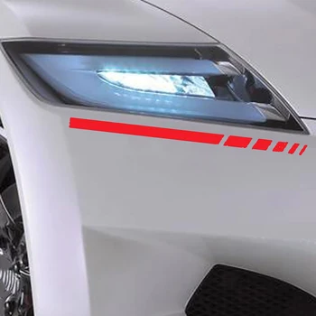 Universalus 4Pcs Automobilių Lipdukas galinio vaizdo Veidrodžio Pusėje Lipdukas Juostele Sunkvežimis Kėbulo Apdaila 