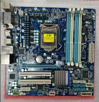 Už Gigabyte GA-HA65M-UD3H-B3 Originalus Naudojami Darbastalio Plokštė HA65M-UD3H-B3 H61 Socket LGA 1155 DDR3 Micro-ATX Parduoti