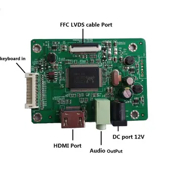 Už NV140FHM-N4A/NV140FHM-N4B 1920X1080 LED HDMI EDP mini Valdiklio tvarkyklę Valdyba 
