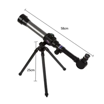 Vaikai Astronominis Teleskopas Su Trikoju Lauko Profesinės Monokuliariniai Zoom Vietos Mėnulio Spotting Scope Vaikams Dovanų Žaislas