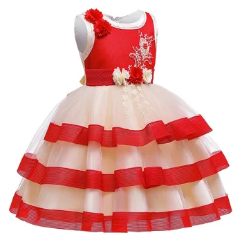 Vaikai Kalėdų Suknelės Mergaitėms Princess Tutu Suknelė Gėlių Mergaitėms Vestuvių Suknelė Vaikų Prom Vakare Šalis Suknelė 4 6 8 10 Metų
