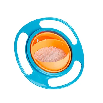 Vaikų dubenį, 360 laipsnių besisukantis balansas dubenėlį gyro bowl kūdikių praktika, dubenėlį, žaislų dubenį skraidančia lėkšte dubenį kūdikių