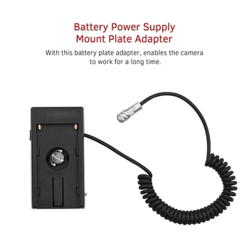 Vaizdo kamera DV Akumuliatoriaus Energijos Tiekimo Mount Plate Adapteris Blackic Kino Kišenėje Kameros BMPCC 4K Sony Baterija