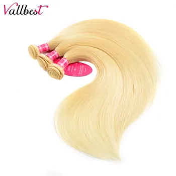 Vall 613 Šviesūs, Tiesūs Plaukai, 4 Pluoštas Pasiūlymai Brazilijos Plaukų Pynimas Ryšulių Remy Human Hair Extension 100 g/vnt. Nemokamas Pristatymas