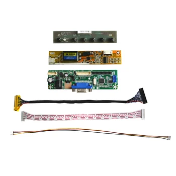 VGA į LVDS Konverteris LCD Valdiklio plokštės Rinkinys 15inch 1600x1200 LP150U01 CCFL Plokštė Lengvai DIY
