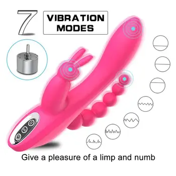 Vibratorius, Įkraunamas du kartus-Galvos Masažas Vibratorius, Moterų Silikono Įdomus Vibratorius,vibratoriai,vaginos kamuolys Sekso Žaislas,