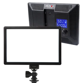Viltrox L116B Ultra Plonas LED Vaizdo Užpildyti Šviesos Skydas 5500K Pritemdomi 15W 1002LM LCD Ekranas, skirtas DSLR Kamera DV Kameros