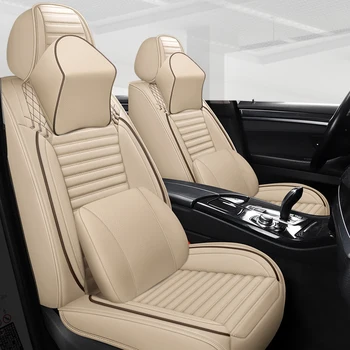 Visiška Eco-oda automobilių sėdynės apima PU Odos, Automobilių Sėdynių užvalkalai audi a3 8l 8p 8v sportback a4 b5 b6 b7 avant, b8, b9