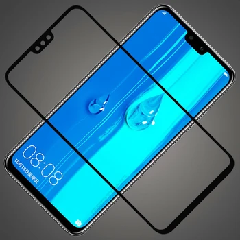 Visiškai Padengti Grūdinto Stiklo Huawei Y9 2019 Y7 Premjero Y6 Pro 2019 3D Screen Protector Anti-scratch Apsauga Priekiniai Filmas