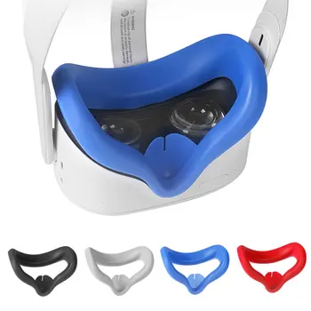 VR Akiniai, Akių Kaukė Padengti Silikono Kovos su Prakaito Blinder Padengti Oculus Quest 2 Anti-Nuotėkio Šviesos Blokavimas Akių Padengti Trinkelėmis