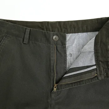 Vyriškos laisvalaikio kelnės fitness tiesiai medvilnės krovinių ilgos kelnės plius dydis 2019 žiemos elastinga khakis jaunų verslo kelnės