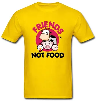 Vyrų Draugų NE Maisto produktų Dizaino Medvilnės trumpomis Rankovėmis Marškinėliai Nauja siunta Vasarą Vyrams Cool T-Shirt 