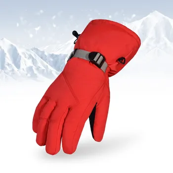 Vėjo atnaujintas manžetai slidinėjimo pirštines, skirtas vyrų ir moterų dviračių žiemos Pliušinis jutiklinio ekrano apsaugos šiltas pirštines gali būti pagal užsakymą