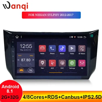 Wanqi Android 8.1 2G RAM 32G ROM 10 colių Android 8.1 Car DVD GPS Navigacijos Už 