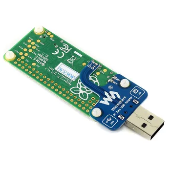 Waveshare Pi Nulio, USB Adapteris, Papildomas USB Jungtis, už Aviečių Pi Nulis/Nulis W/Zero WH, įjunkite į kompiuterio USB prievadą