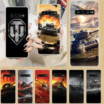 World of Tanks Blitz žaidimas Telefonas padengti korpuso SamSung Galaxy S M 6 7 8 9 10 20 30 31 Krašto Plus E Lite skaidrus coque